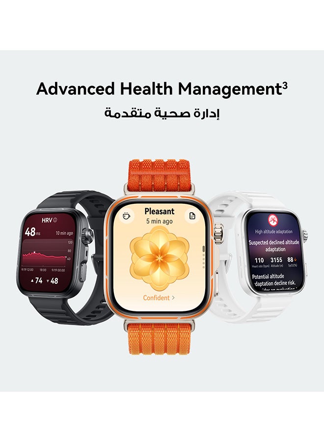 HUAWEI WATCH FIT 5 Pro Smartwatch, 1.92" FullView Display, Diabetes Risk Study, Mini Workout, ECG, Heart Rate&Sleep Monitor, NFC, iOS & Android with Free Earbuds + Strap+ Watch Faces + HUAWEI Health+, black - Image 5