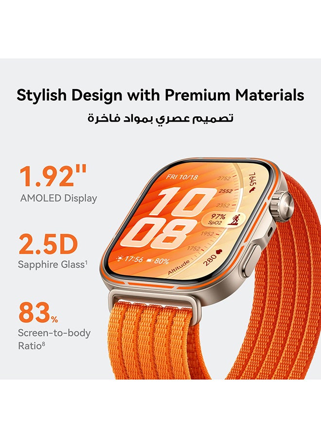 HUAWEI WATCH FIT 5 Pro Smartwatch, 1.92" FullView Display, Diabetes Risk Study, Mini Workout, ECG, Heart Rate&Sleep Monitor, NFC, iOS & Android with Free Earbuds + Strap+ Watch Faces + HUAWEI Health+, black - Image 3