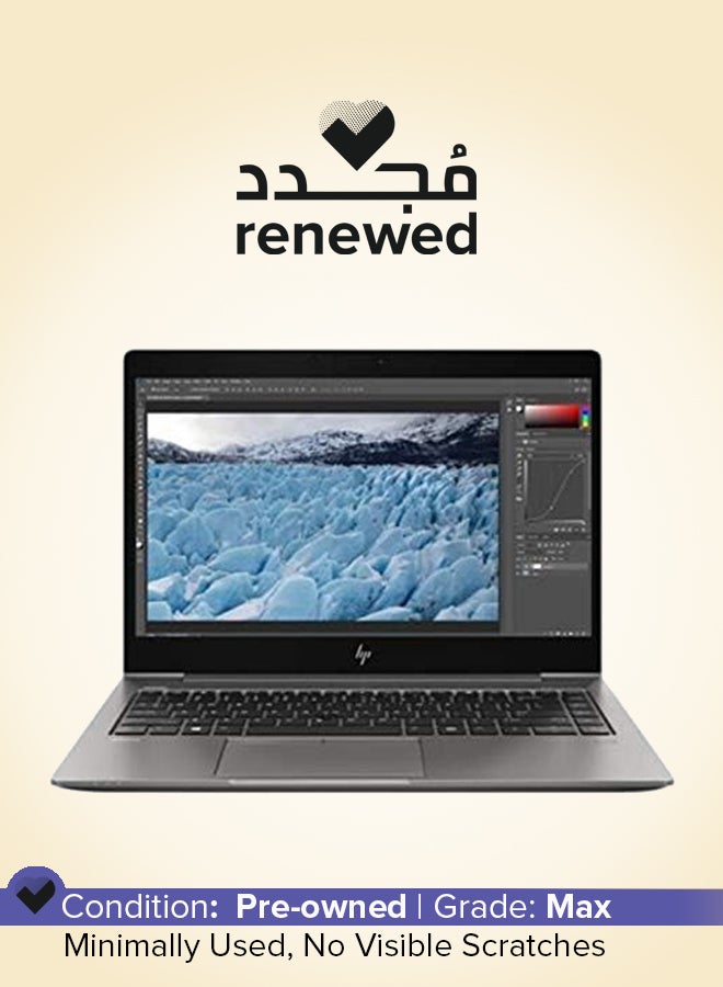 HP جهاز Zbook 14u G6 المجدد بشاشة تعمل باللمس IPS/FHD مقاس 14 بوصة، مع معالج Intel Core i5-8265U رباعي النواة/ذاكرة RAM سعة 8GB بتردد 2400 DDR4/قرص SSD سعة 256GB/رسومات Intel UHD Graphics 620/محطة عمل متنقلة/نظام Windows 10 Home - Image 1