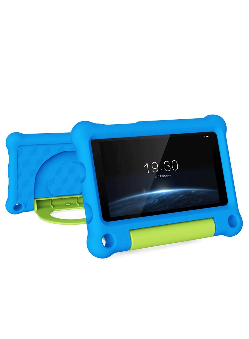 G-Tab T7 Pro 7-inch IPS Display, 4GB RAM 64GB ROM, Android 14, 5H Battery Life, Kids Tablet with Free EVA Case – Blue - Image 1