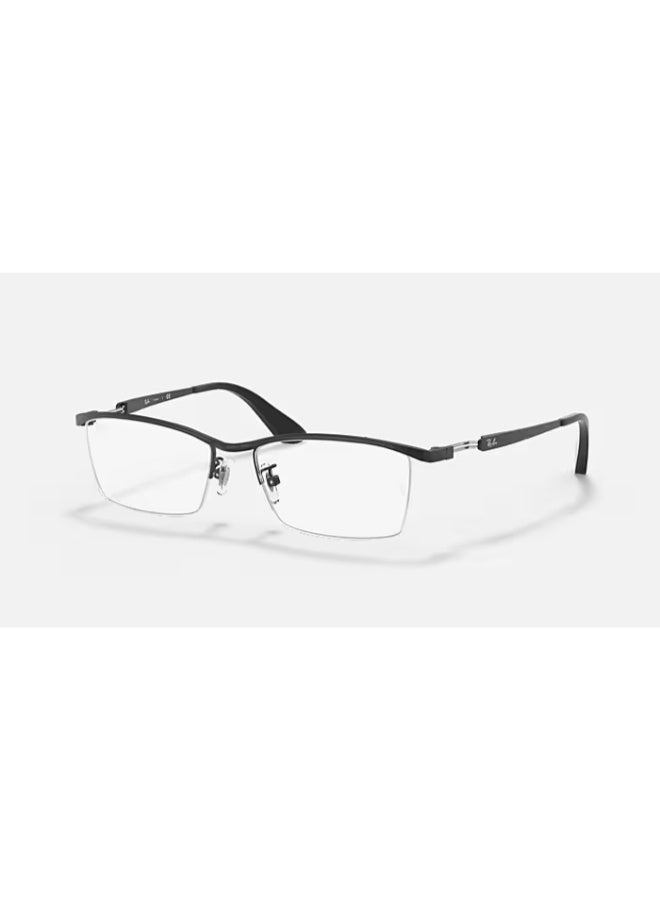 Ray-Ban Men's Rayban RB8746D 1074 Size 55mm Half Frame Titanium black - Image 2