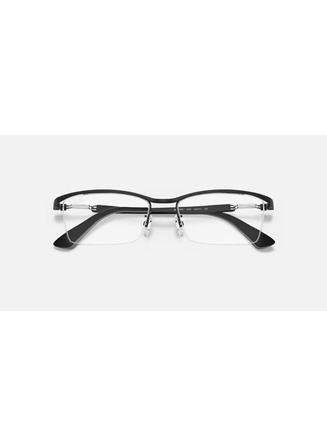 Ray-Ban Men's Rayban RB8746D 1074 Size 55mm Half Frame Titanium black - Image 1