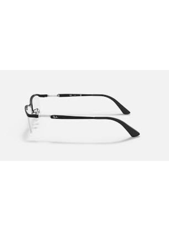 Ray-Ban Men's Rayban RB8746D 1074 Size 55mm Half Frame Titanium black - Image 3