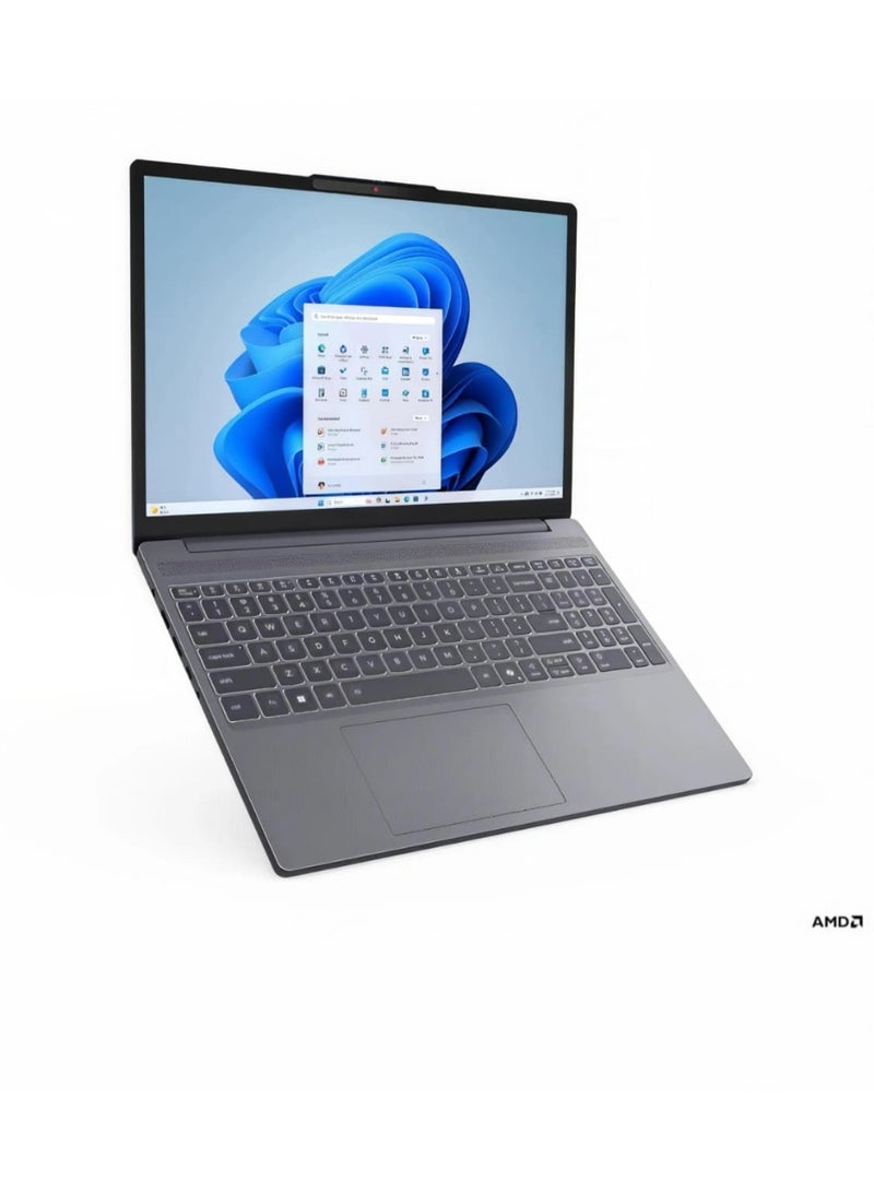 Lenovo IdeaPad Slim 3 15.3" WUXGA Laptop | AMD Ryzen 7-7735HS | 16GB RAM | 512GB SSD | AMD Radeon 680M | Win 11 Home English/Arabic Luna Grey - Image 3