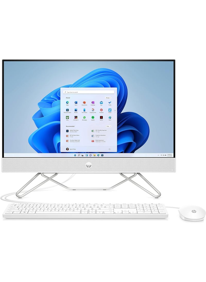 HP 24 All-In-One 24-cb1023nh - 23.8-Inch Touch Display, Core i5-1235U, 16GB RAM, 512GB SSD, White English white - Image 1