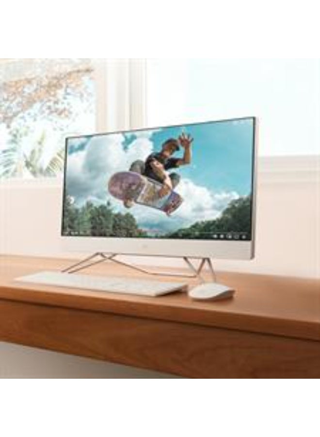 HP 24 الكل في واحد 24-cb1023nh - شاشة تعمل باللمس 23.8 بوصة، معالج Core i5-1235U، 8GB RAM، 1TBSSD، أبيض - Image 4