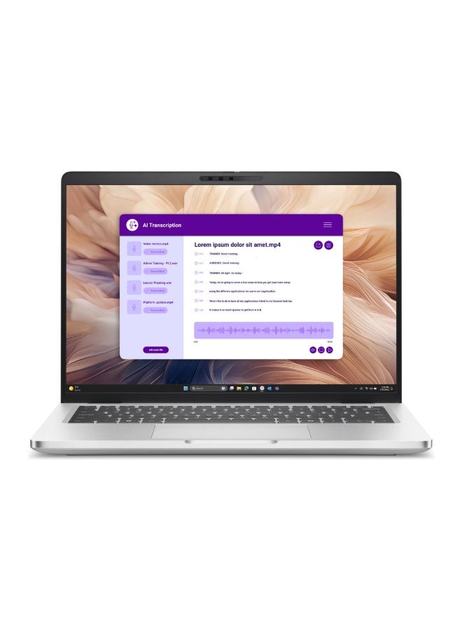 DELL Pro 14 Plus PB14250, Intel Core Ultra 7 255U, 14″ FHD Touch, 32GB RAM, 256GB SSD, Win 11 Pro silver - Image 1