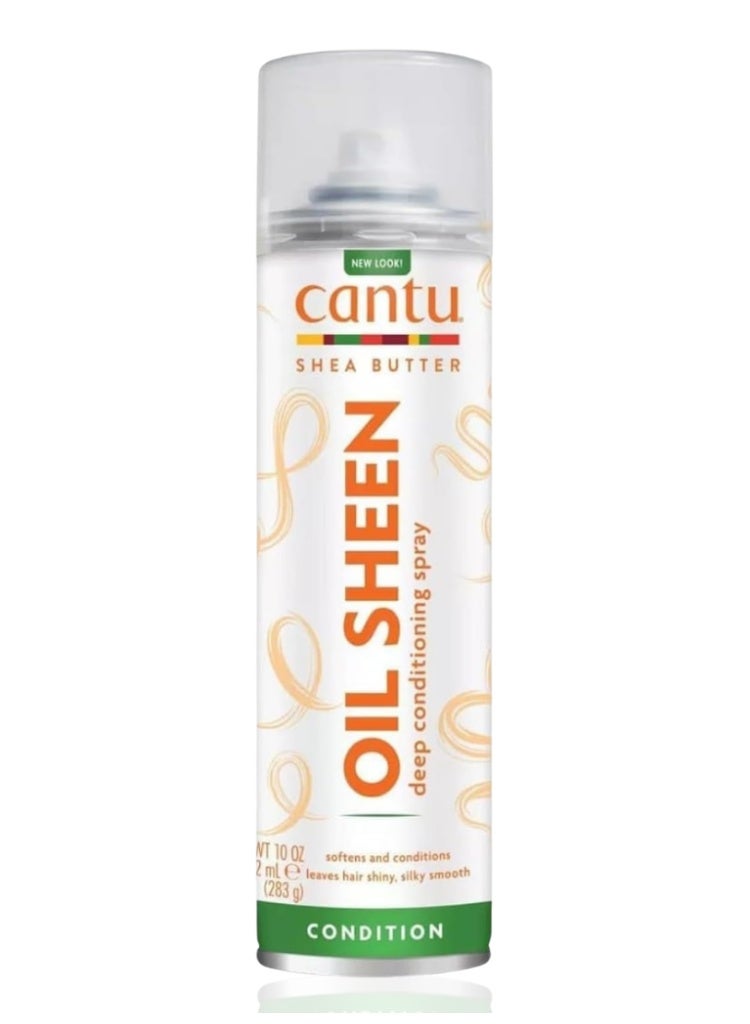 Cantu Shea Butter Oil Sheen Deep Conditioning Spray for Natural Hair – Lightweight Moisture, Shine & Softness Hair Mist - Image 1
