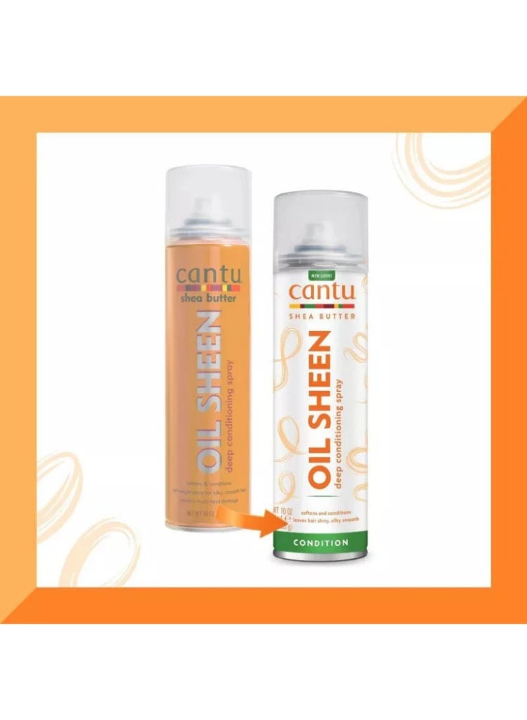 Cantu Shea Butter Oil Sheen Deep Conditioning Spray for Natural Hair – Lightweight Moisture, Shine & Softness Hair Mist - Image 2