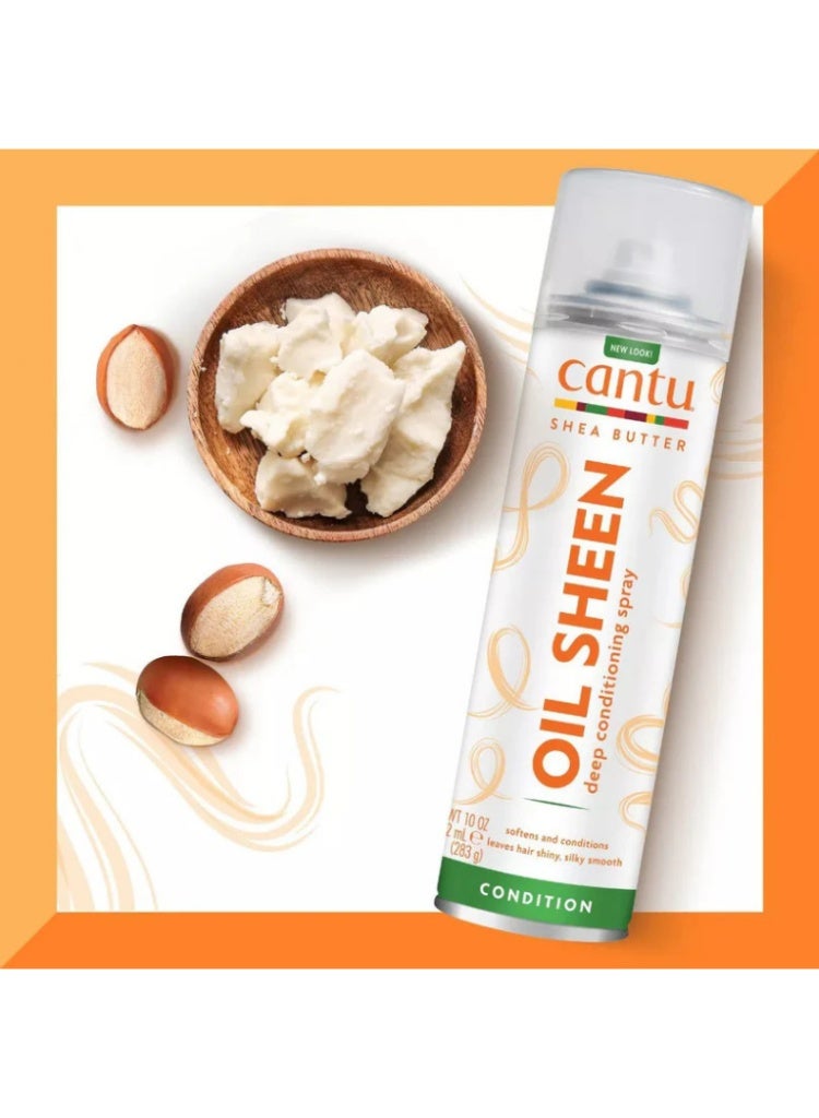 Cantu Shea Butter Oil Sheen Deep Conditioning Spray for Natural Hair – Lightweight Moisture, Shine & Softness Hair Mist - Image 3