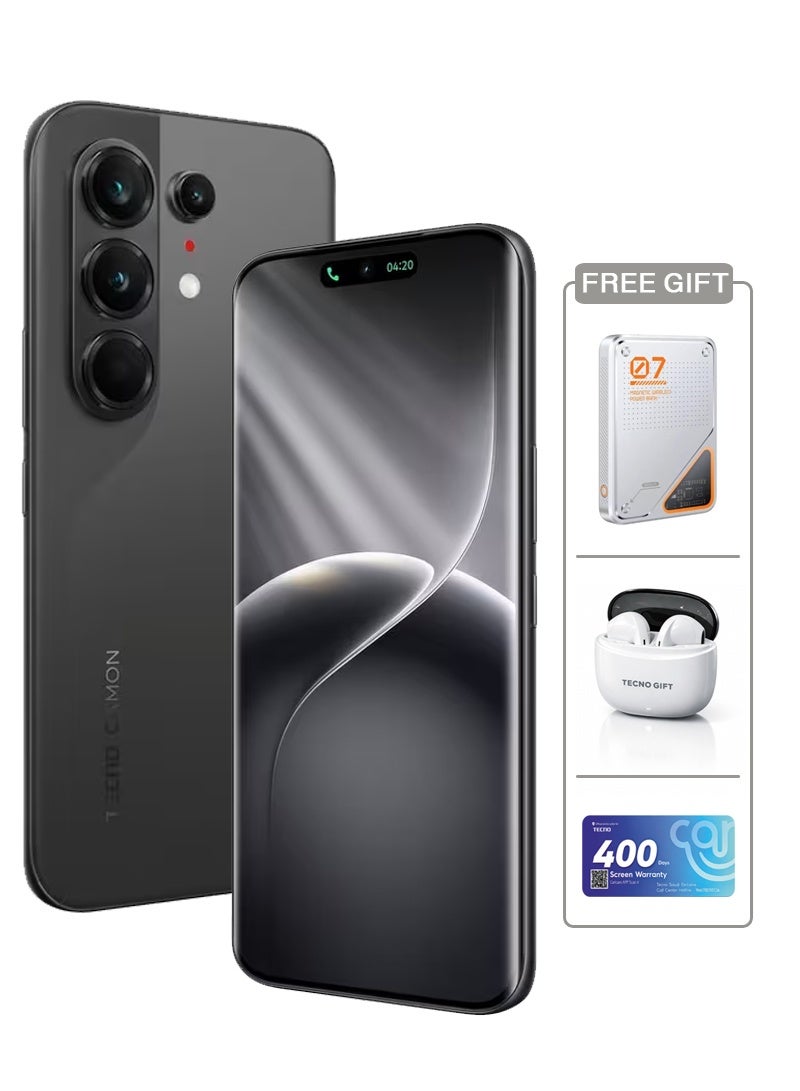 CAMON 50 Ultra, 5G, 8GB+256GB, Moonshadow Black, With Free Gifts