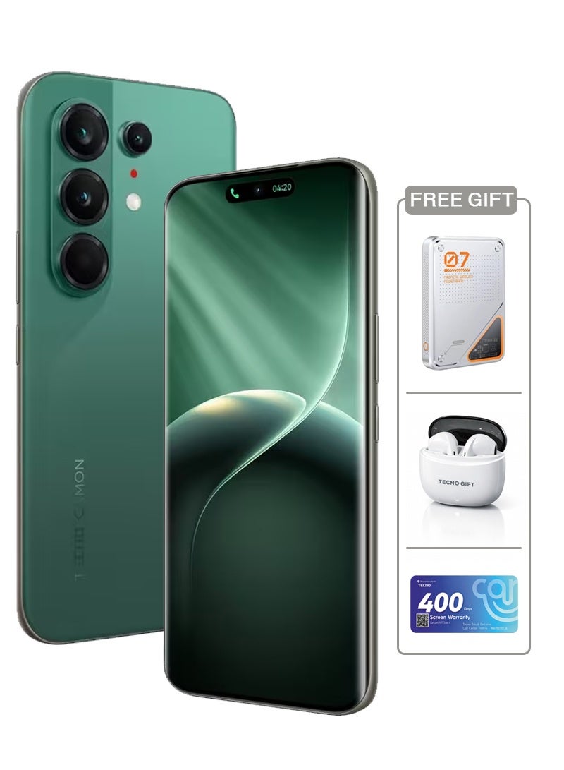 CAMON 50 Ultra, 5G, 8GB+256GB, Cypress Green, With Free Gifts
