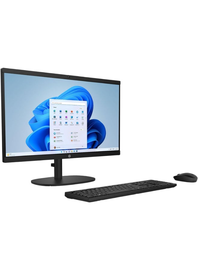 HP 22-dg0013nh AIO Desktop 21.5 Inch FHD VA Display Intel Core i3-N300 8GBDDR5 512GBSSD WiFi 6 All-in-One PC English JET BLACK - Image 2