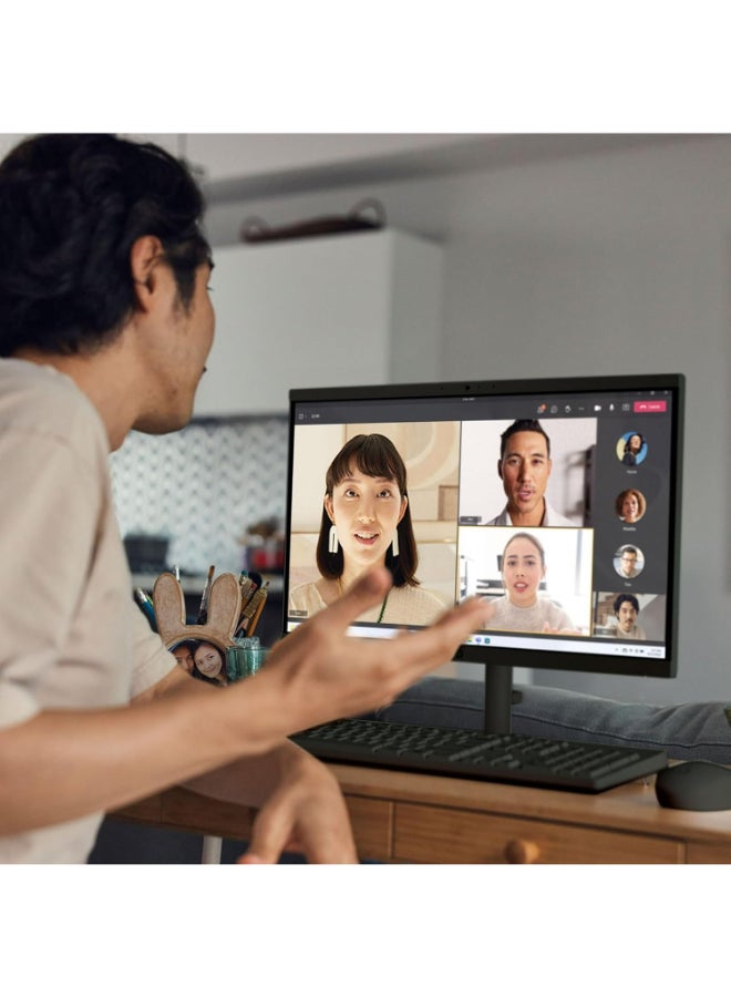 HP 22-dg0013nh AIO Desktop 21.5 Inch FHD VA Display Intel Core i3-N300 8GBDDR5 512GBSSD WiFi 6 All-in-One PC English JET BLACK - Image 5