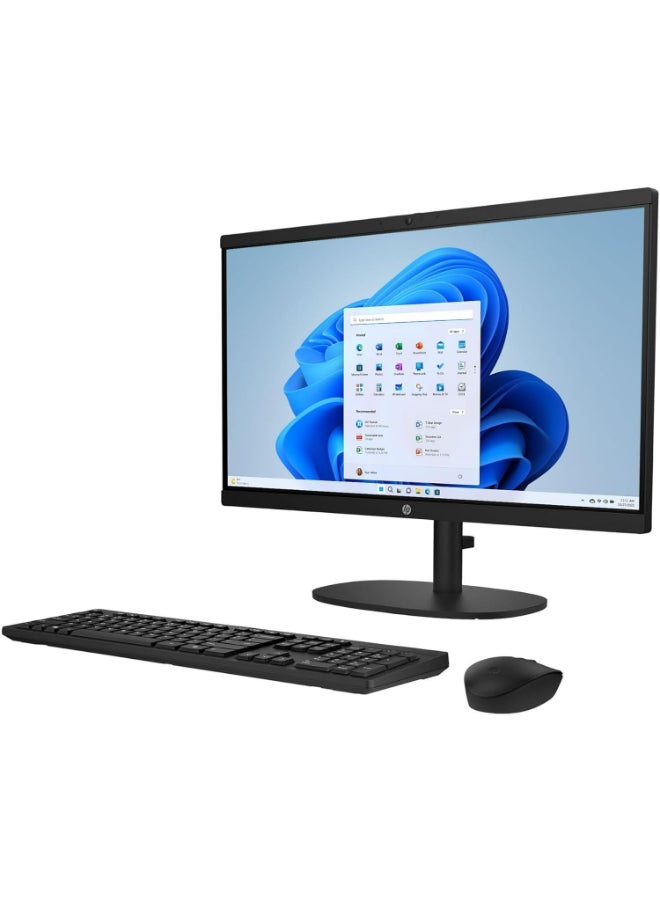 HP حاسوب مكتبي HP 22-dg0013nh الكل في واحد بشاشة 21.5 بوصة FHD VA مع معالج Intel Core i3-N300 وذاكرة 8GBDDR5 وقرص صلب 1TBSSD وWiFi 6 - Image 3