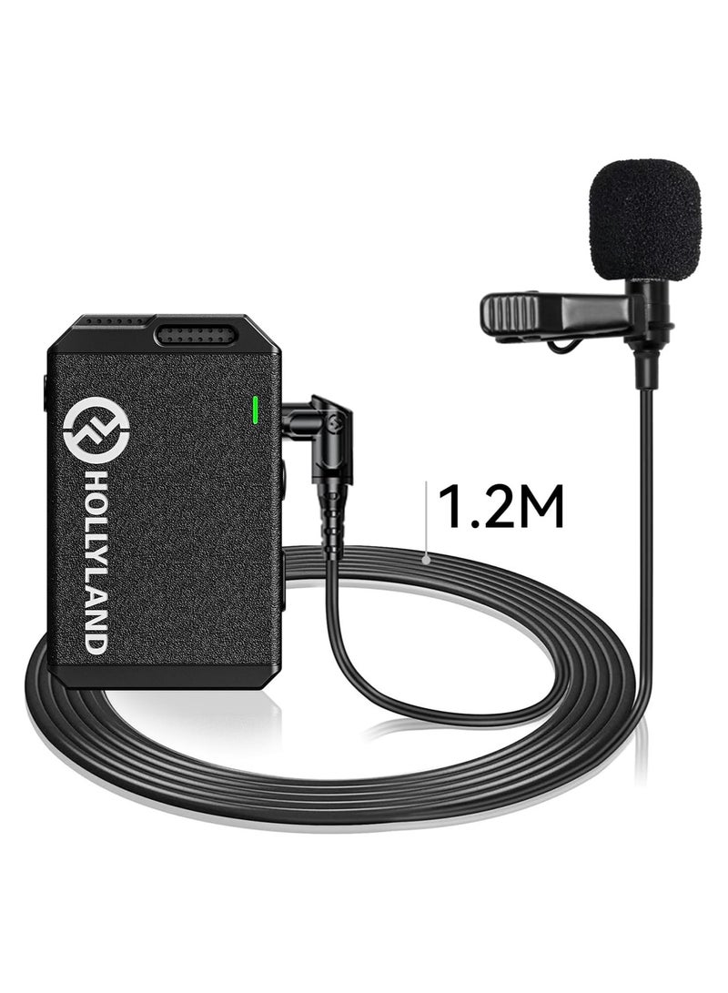 هولي لاند Hollyland Omnidirectional Lavalier Microphone for Lark Max Microphone System-Black,(1 Pack) omnidirectional lavalier Black - Image 4