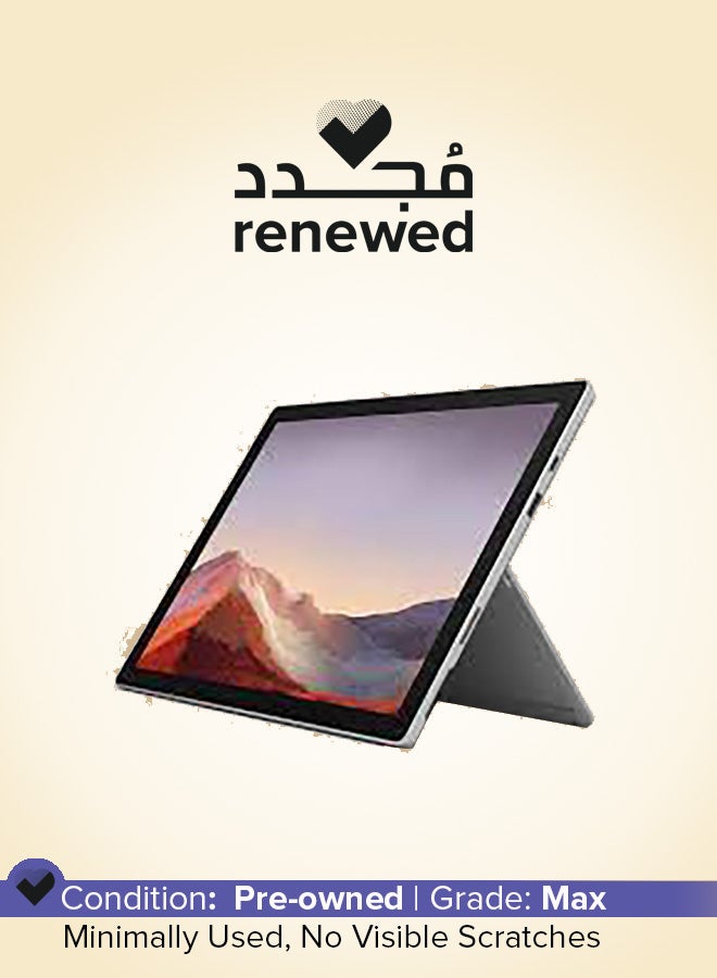 Microsoft Renewed - Surface Pro 7 (2018) With 12.3-Inch Display, Intel Core i5 Processor/10th Gen/8GB RAM/256GB SSD/Intel Iris Plus Graphics English Platinum - Image 1