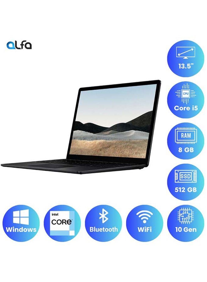 مايكروسوفت Renewed - Surface Laptop 3  Laptop With 13.5-Inch UHD Display,Intel Core i5-1035G7 Processor/Quad Core/10th Gen/8GB RAM/256GB SSD/Intel Iris Plus 640 Graphics/Windows 10 Pro English black - Image 3