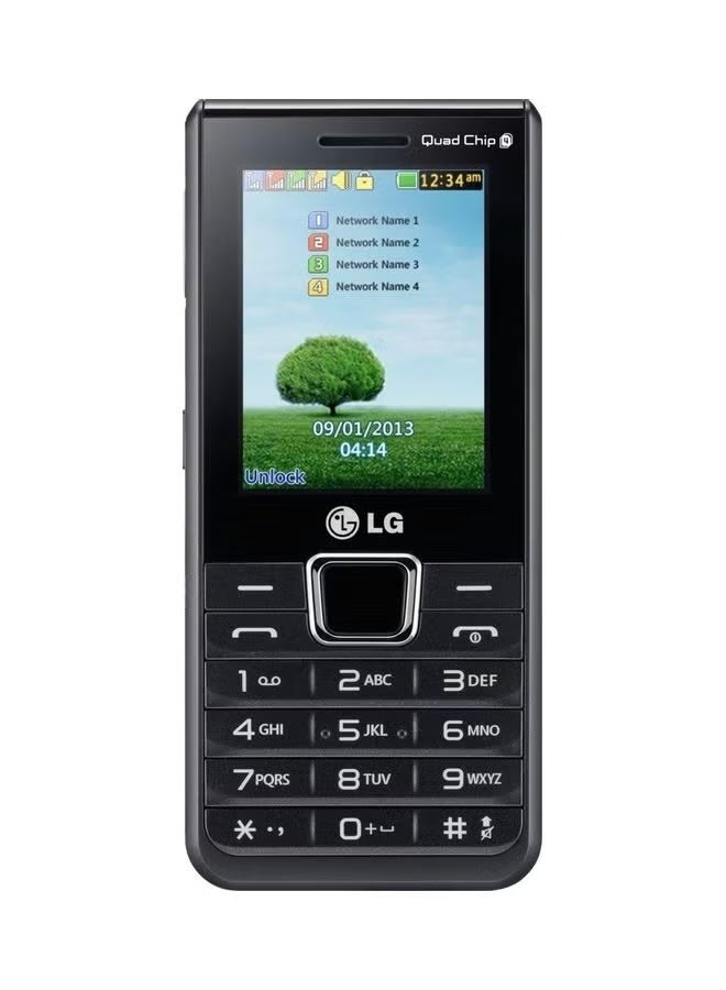 LG A395 Four SIM Black Phone - Image 2