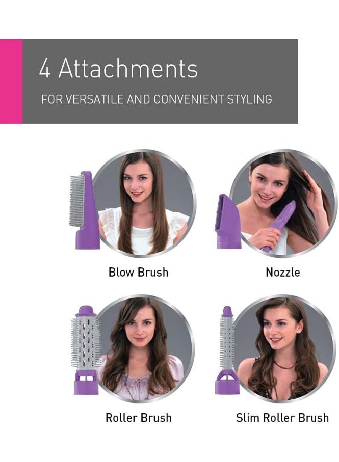 باناسونيك Panasonic Hair Styler with 4 Attachments – Purple – Made in Thailand – International Warranty – EH-KA42-v - Image 3