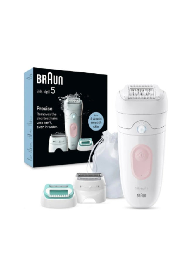 براون Braun Silk-epil 5 SE5-050 Epilator White/Pink - Image 2