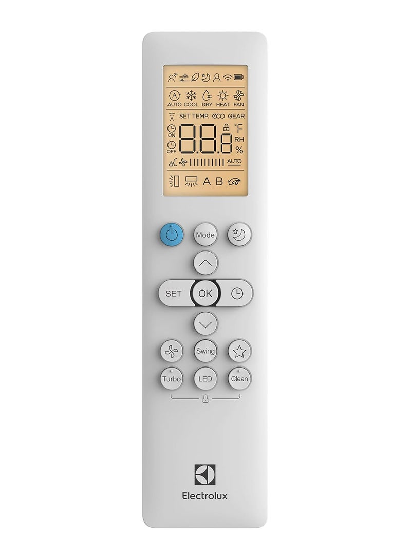 Electrolux Split Air Conditioner 2.5 Ton, Rotary Compressor, R-410 Gas, Air Throw up to 38-55m2, Gold Fin, i-Feel Function, X-Fan, Auto Mode, Turbo Mode, Sleep Function, Me Function, Remote Control, ESF303C1WAI white - Image 4