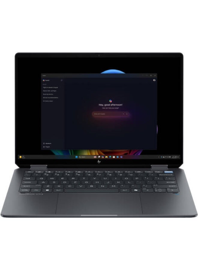 HP OmniBook Ultra Flip 2-in-1 Next Gen AI Laptop, 14" 3K OLED Touch, Intel Core Ultra 7 258V, 32GB RAM, 1TB SSD, Intel Arc Graphics, English Keyboard, Win11Home, Eclipse Gray English Eclipse Gray - Image 1