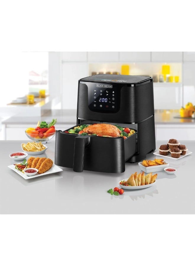 BLACK+DECKER Black + Decker 7 in 1 Multifunction Grand Digital Air Fryer, 1700W, 6L, AF7060-B5 6 L 1700 W AF7060-B5 black - Image 1