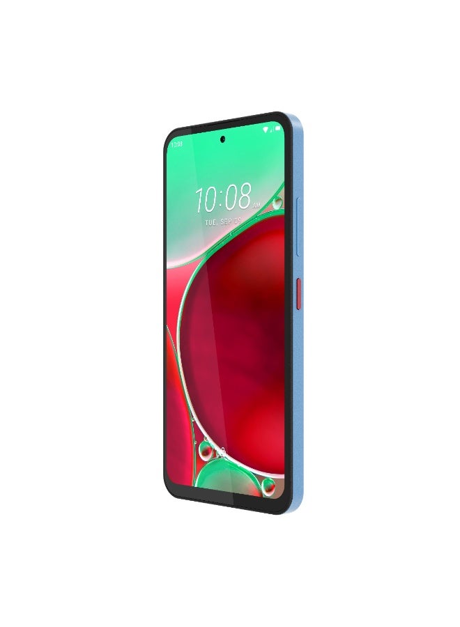 إتش تي سي Wildfire E5 Elite 4G Dual SIM Smartphone, 6+12GB RAM, 256GB Storage, Light Blue with Free HTC Wireless Speaker S15 - Middle East Version - Image 5