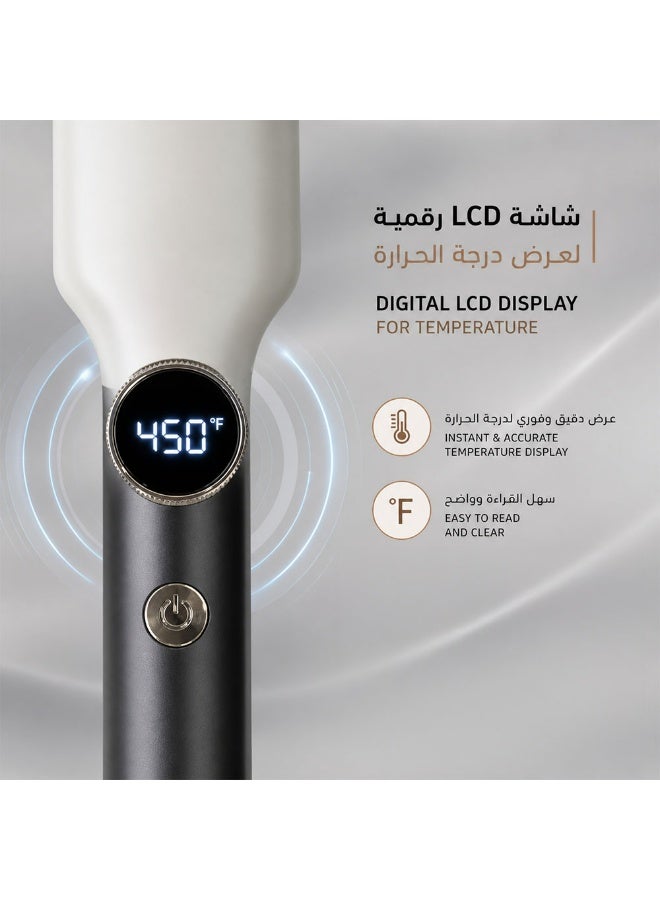 REBUNE Professional Hair Straightener with Digital Temperature Display – 65W - Image 3