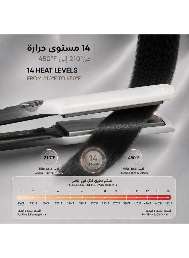 REBUNE Professional Hair Straightener with Digital Temperature Display – 65W - Image 5