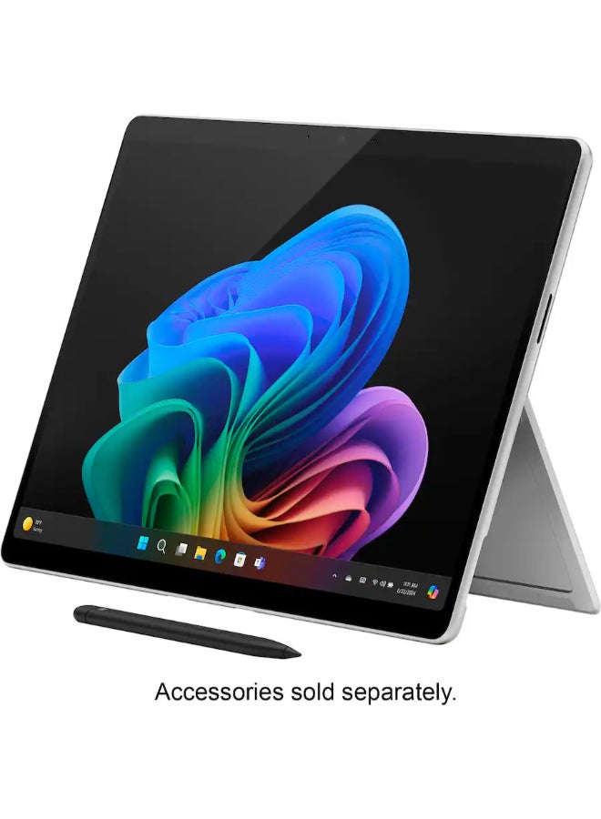 مايكروسوفت Surface Pro Copilot+ Laptop With 13 Inch Touchscreen (2880x1920) Display,  Snapdragon X Plus Processor/16GB RAM DDR5/512GB SSD/Windows 11 Home/ English Platinum - Image 1