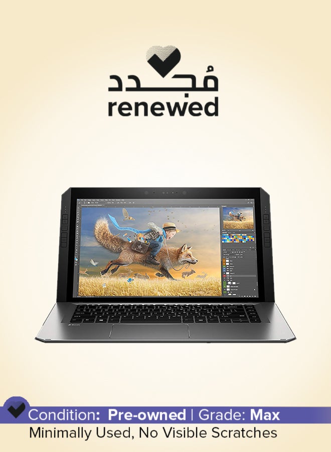 HP Renewed - Zbook X2 G4 Laptop With 15-Inch  Display,Intel Core i7 Processor/7th Gen/32GB RAM/1TB SSD/2GB Nvidia Quadro M620 Graphics English grey - Image 1