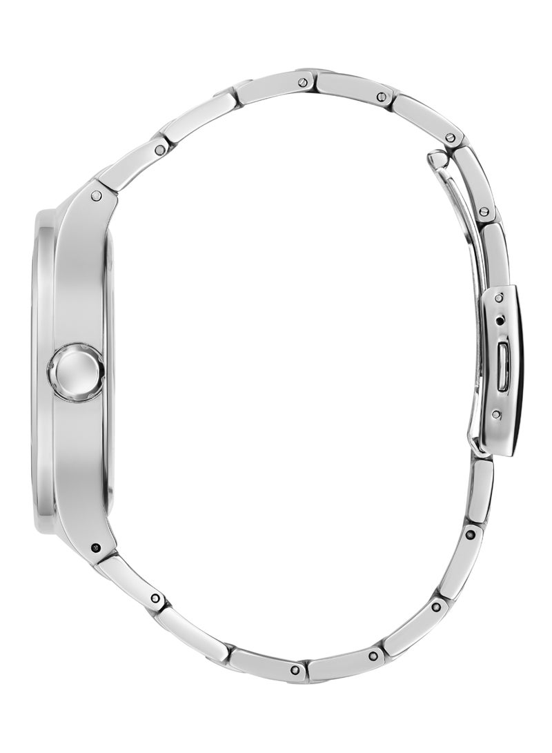 GUESS Men's Mens Silver Tone Analog Watch - Image 2