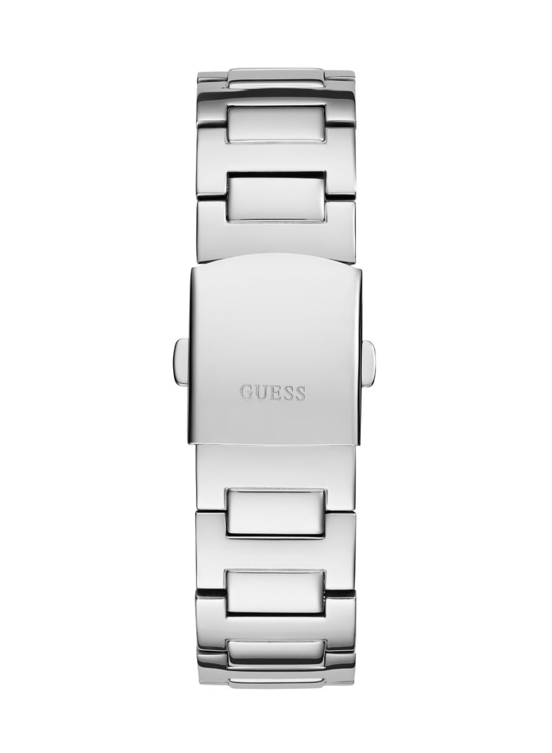 GUESS Men's Mens Silver Tone Analog Watch - Image 3