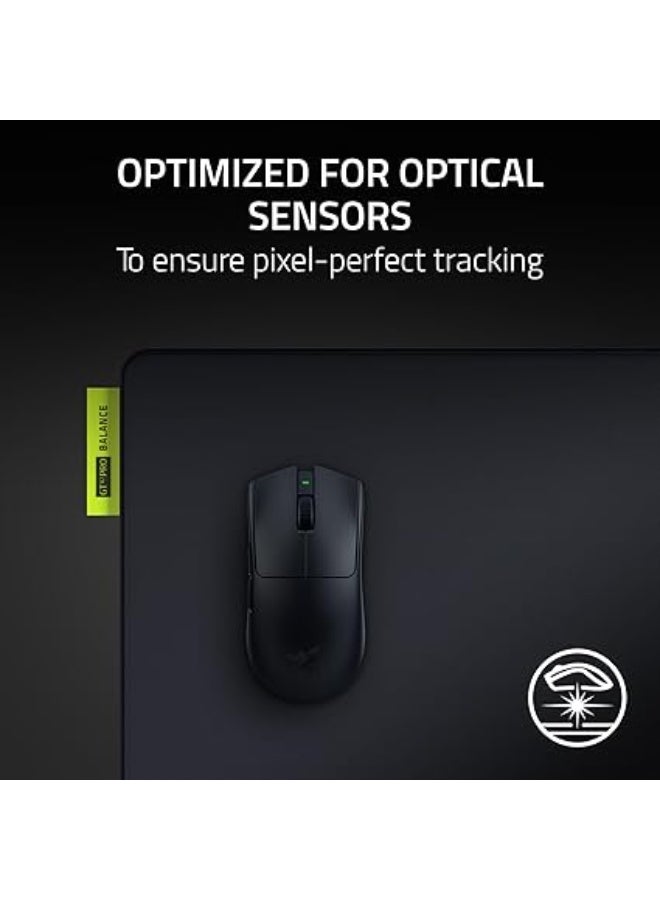 Razer Gigantus V2 Pro Soft Esports Gaming Mouse Pad (Balance) – Medium Friction Cloth Surface, Tracking Accuracy, GlideCore Foam, Anti Slip Base, Low-Profile Stiched Edges – Large  | RZ02-05490600-R3M1 - Image 3
