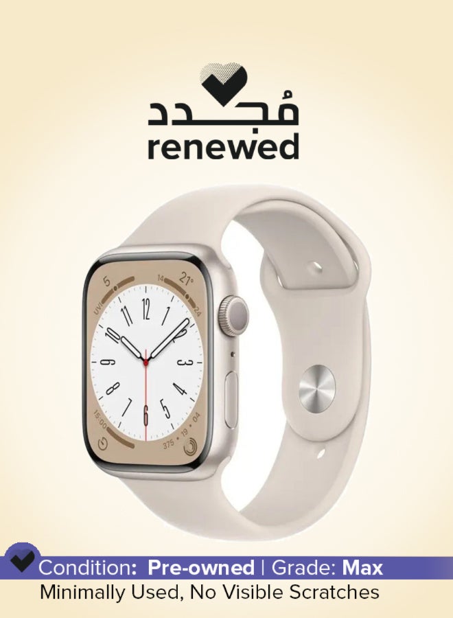Apple Renewed -  Watch Watch Series 8 Aluminium 41MM Off White - Image 1