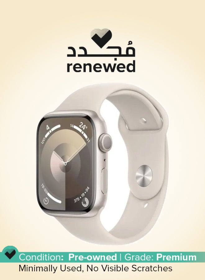 Apple Renewed -  Watch Watch Series 9 Aluminium 45MM Off White - Image 1
