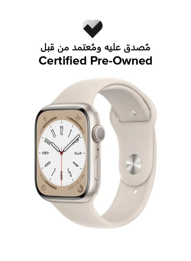 Apple Certified Pre Owned -  Watch Watch Series 8 Aluminium 41MM Off White - Image 1
