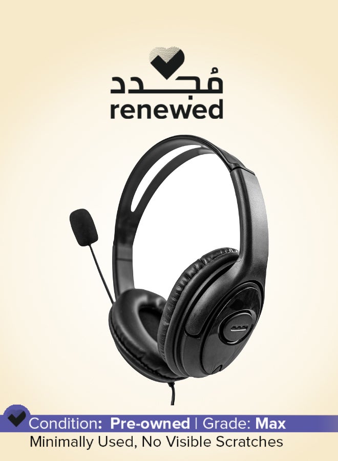 LOG Renewed - H10 Gaming Headset For PC, PS4, Mobile - Black - Image 1