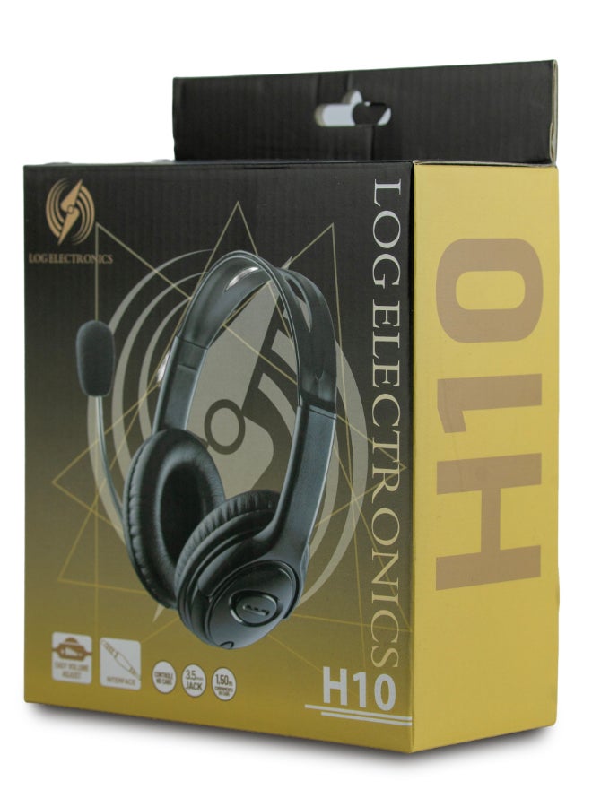 LOG Renewed - H10 Gaming Headset For PC, PS4, Mobile - Black - Image 2
