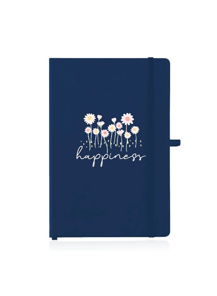Happiness Notebook blue