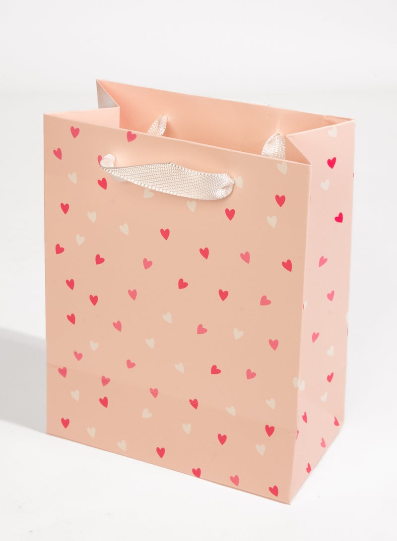 شير ذا لوف  Hearts Medium Gift Bag – Love & Romantic Gift Bag for Birthday, Anniversary, Wedding, Valentine’s Day, Party, Presents & Favors Multi-Colour - Image 1