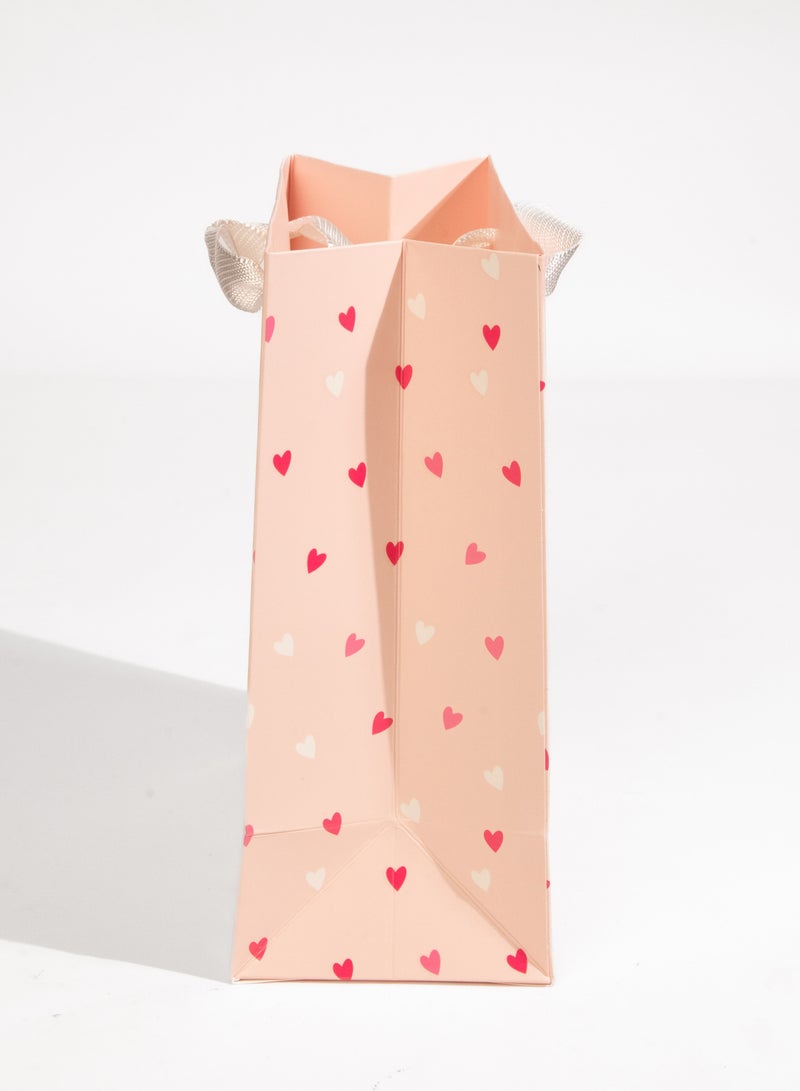 شير ذا لوف  Hearts Medium Gift Bag – Love & Romantic Gift Bag for Birthday, Anniversary, Wedding, Valentine’s Day, Party, Presents & Favors Multi-Colour - Image 2