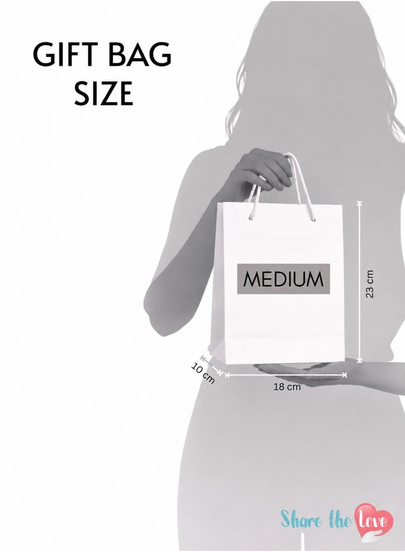 شير ذا لوف  Hearts Medium Gift Bag – Love & Romantic Gift Bag for Birthday, Anniversary, Wedding, Valentine’s Day, Party, Presents & Favors Multi-Colour - Image 5