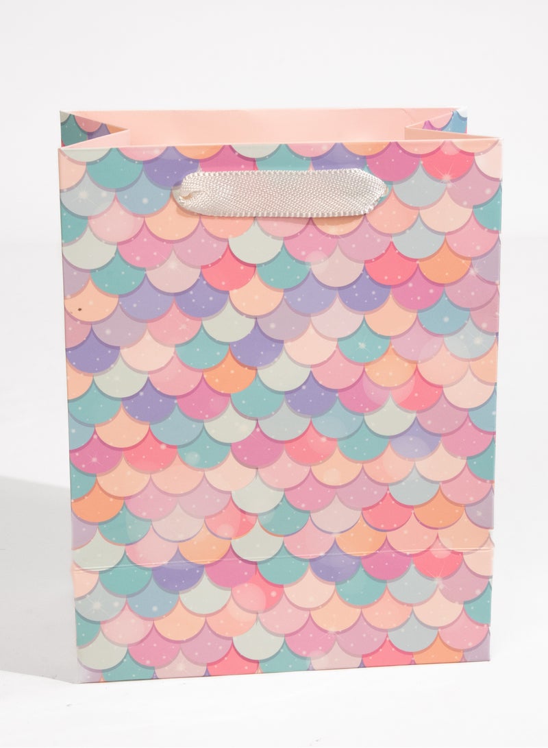 شير ذا لوف  Mermaid Pink Medium Gift Bag – Magical Birthday Gift Bag for Girls, Kids, Friends, Baby Shower, Princess Party, Wedding, Anniversary, Graduation, Holidays, Presents & Favors Pink - Image 3