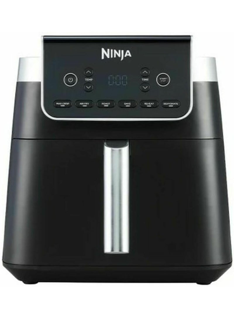 نينجا Air Fryer MAX PRO, 6.2L, Large Square Single Drawer, Roast, Bake, Air Fry, Family Size, Digital, Non-Stick, Dishwasher Safe Basket & Crisper Plate, Black, AF180ME, 6.2 L 2000 W AF180ME BLACK - Image 1