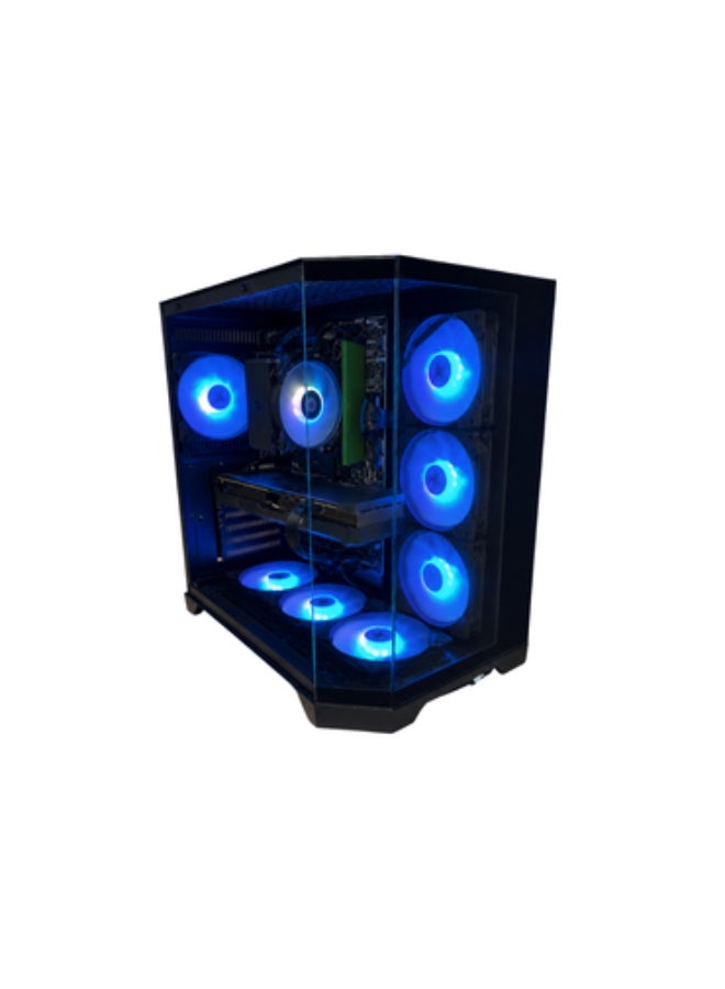 قصر الحاسبات Gaming PC With AMD Ryzen 5 Processor/16GB DDR5 RAM/1TB SSD M.2/8GB Nvidia GeForce RTX 5060 Graphics/Windows 11 Pro/ black - Image 1