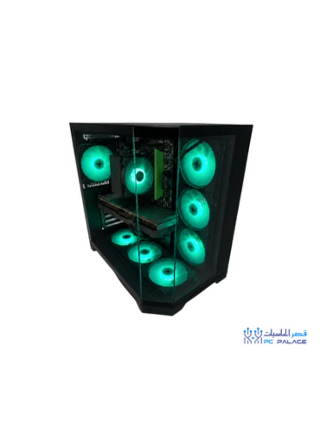 قصر الحاسبات Gaming PC With AMD Ryzen 5 Processor/16GB DDR5 RAM/1TB SSD M.2/8GB Nvidia GeForce RTX 5060 Graphics/Windows 11 Pro/ black - Image 2