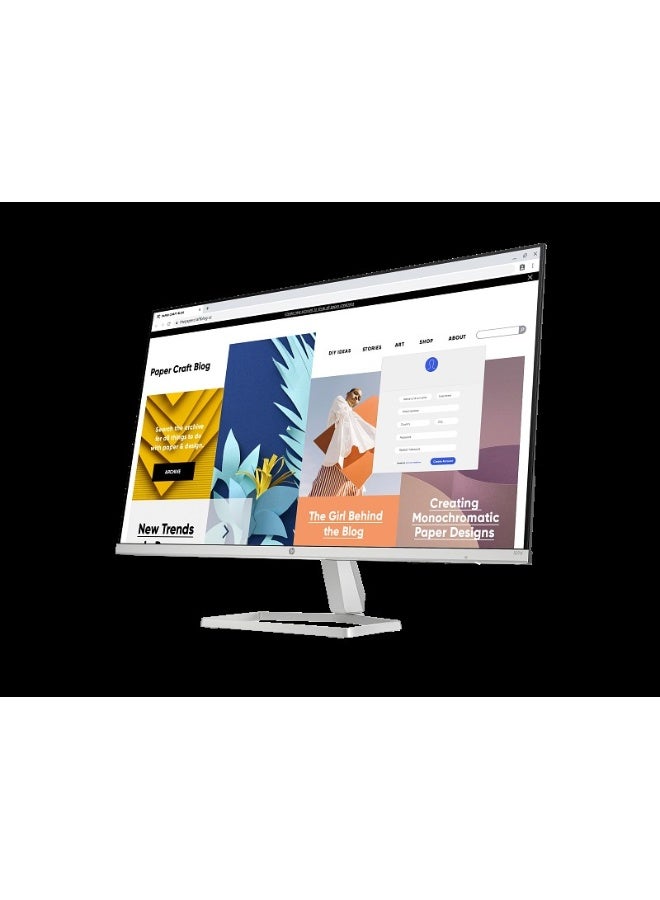HP Series 5 27 inch FHD Monitor - 527sf White - Image 2